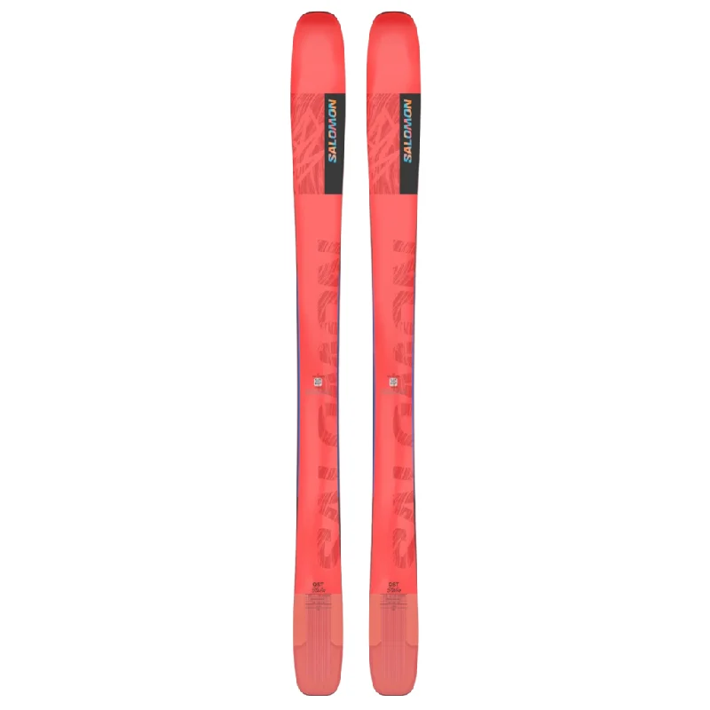 Skis for quick transitions from uphill to downhill skiing-2025 Salomon QST Stella 106