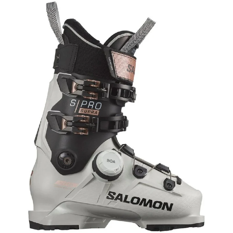 ski boots for tough ski slopes-2025 Salomon Women's Supra 105 GW