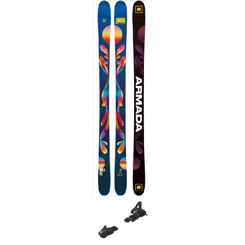 ski bindings with easy-to-adjust features-Armada ARW 84 Womens Skis / EM10 Ski Bindings 2024