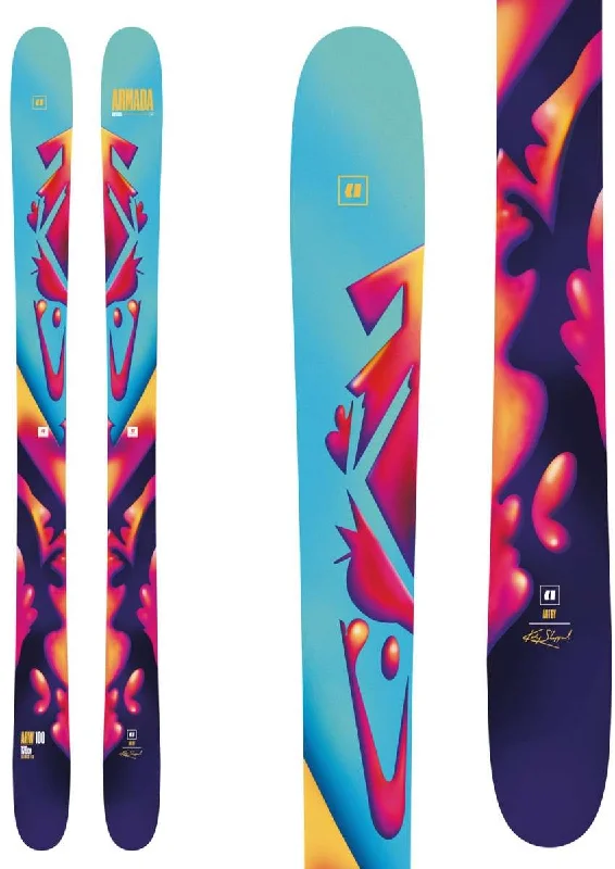 Skis for powerful performance in deep powder-Armada Women's ARW 100 Skis 2024