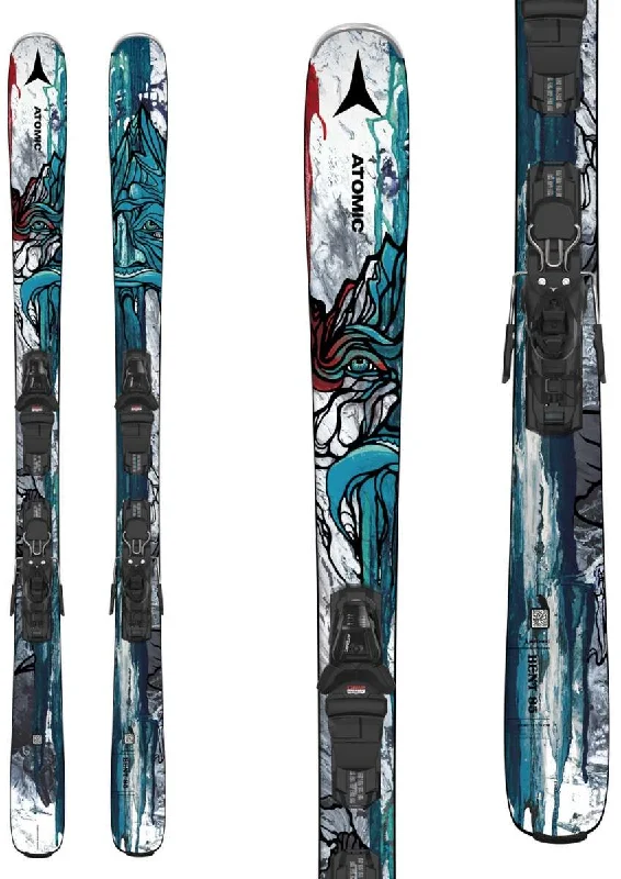 Skis for ultimate control on narrow trails-Atomic Bent Chetler 85 System Ski With M10 Ski Bindings 2024