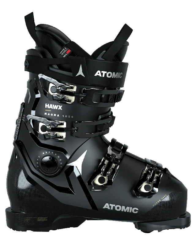 ski boots for backflip landings-Atomic Hawx Magna 105 S Gw Women's Ski Boots - Black - 2024