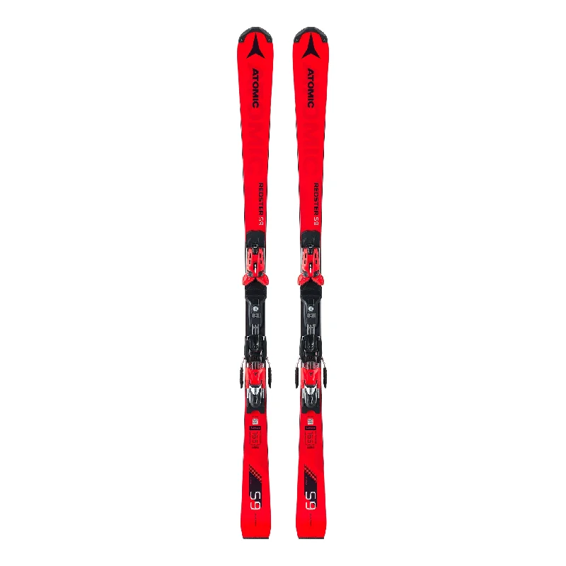 Skis for skiing effortlessly on hard snow conditions-Atomic Redster S9 FIS SL