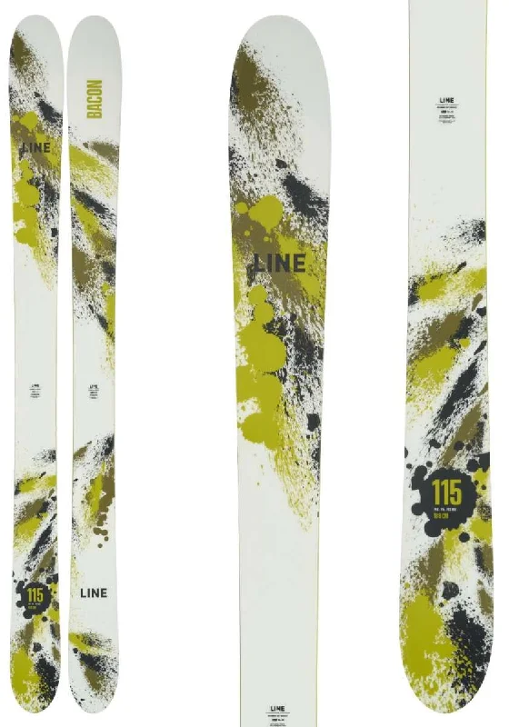 Skis for mountain enthusiasts seeking thrill and performance-Line Bacon 115 Skis 2024