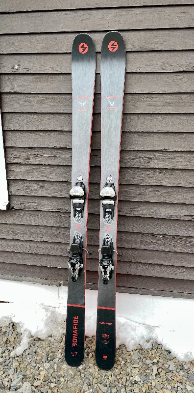 ski bindings with durability and grip-Blizzard Bonafide 97 with Marker Griffon Bindings - 183cm - DEMO SKIS