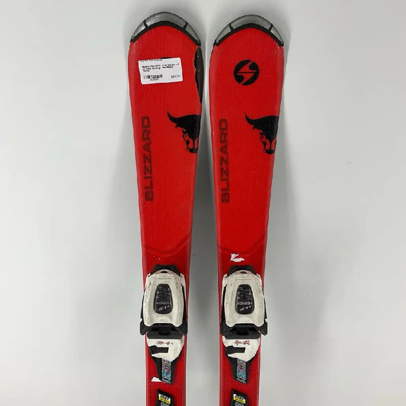 Skis with enhanced flexibility for skiing in all conditions-Blizzard Bonafide Jr w/ Marker 4.5 Jr Demo Bindings