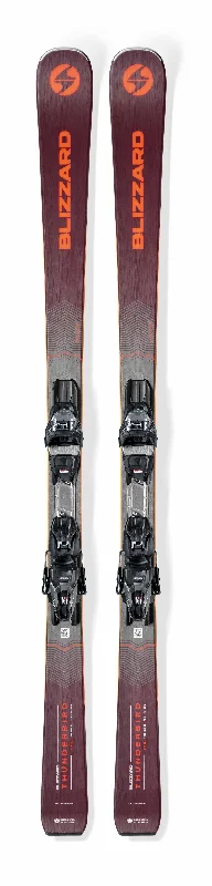 Skis for perfect flow on mogul runs-Blizzard Men's Thunderbird Sport R14 Hex Skis with TPC11 Bindings 2025