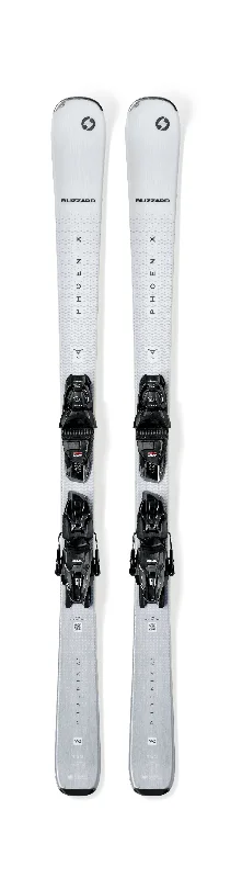 Skis for carving smooth turns on hard-packed snow-Blizzard Women's Phoenix 7.7 Skis with TLT 10 Bindings 2025