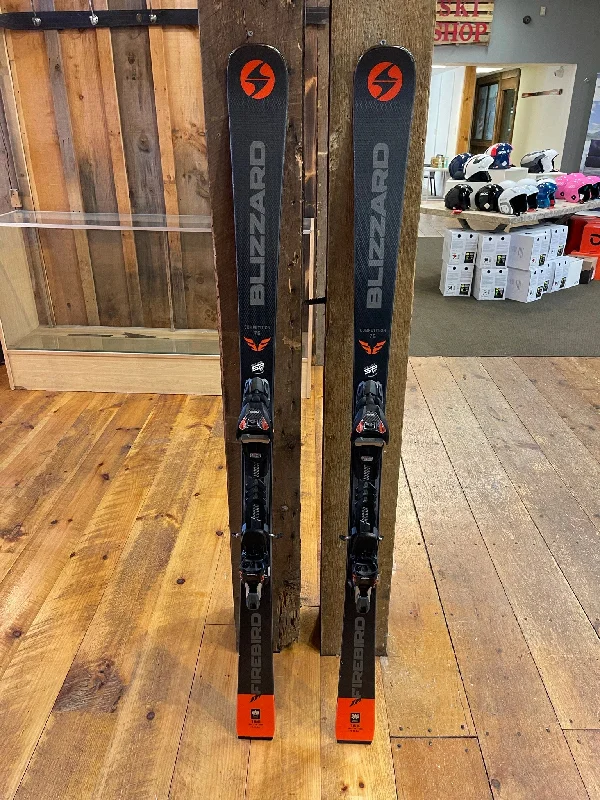 Skis for skiers looking to level up their performance-Blizzard Firebird Competition Race Skis with Marker TPX 12 Bindings - 166cm - DEMO SKI