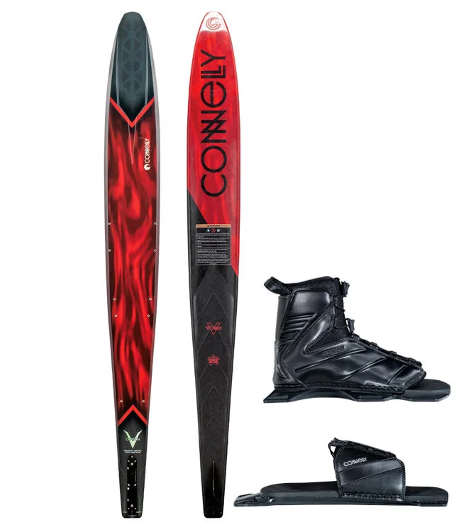 Skis for enhancing your skiing technique-Connelly Carbon V Slalom Ski with Tempest Boot & RTP (2025)