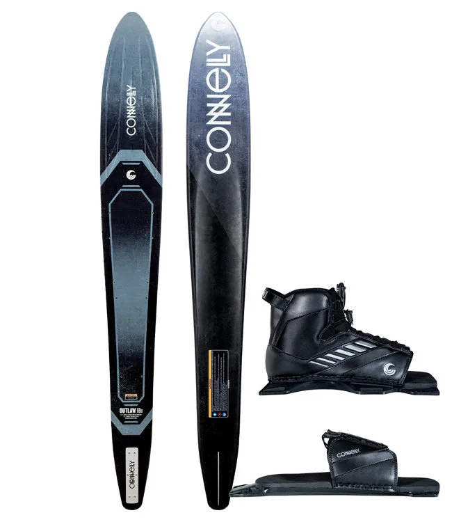 Skis for agile, responsive movement on steep slopes-Connelly Outlaw Slalom Ski with Shadow Boot & RTP (2025)