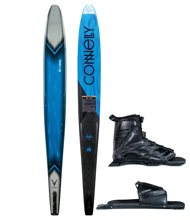 Skis for an exciting ride in fresh powder-Connelly V Slalom Ski with Tempest Boot & RTP (2025)