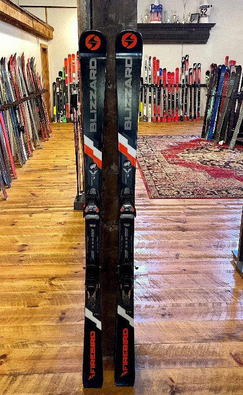 Skis for cutting down the most difficult slopes-2021 Blizzard Firebird Competition 76 Skis with Marker TPX12 Bindings - 174cm - DEMO SKIS