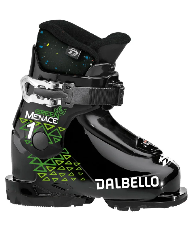 ski boots for extreme skiing-Dalbello Green Menace 1.0 GW Ski Boots Kids 2024