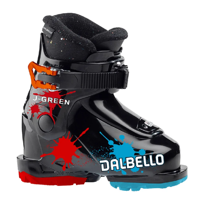 ski boots for deep snow adventures-Dalbello J Green  1.0 GW Ski Boots Youth 2025