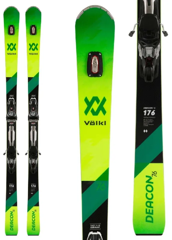 Skis for off-piste skiing-Volkl Deacon 76 System Ski With rMotion2 12 Ski Bindings 2020 - Size 177