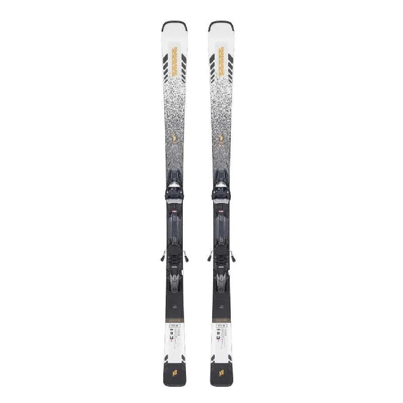 Skis for better control in difficult snow conditions-K2 Women's Disruption MTI Skis with QC 11 Bindings 2023