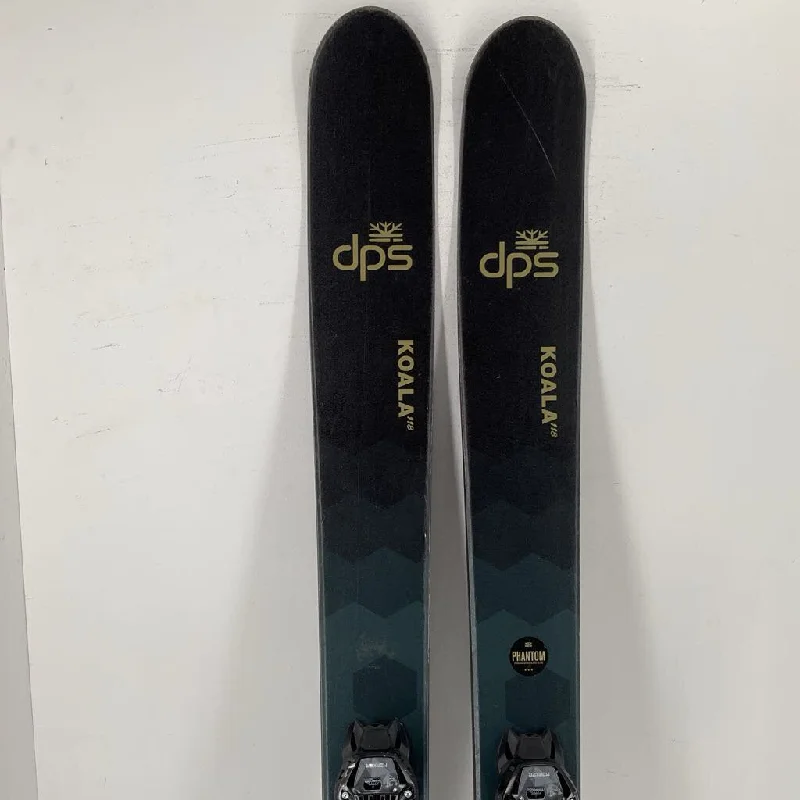 Skis for consistent performance in difficult conditions-DPS Koala 118 w/ Marker Griffon 13 Bindings