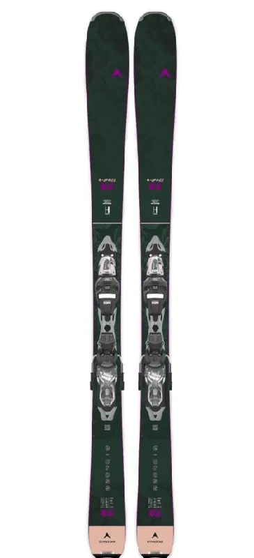 Skis with cutting-edge technology for enhanced performance-Dynastar Women's E Cross 82 Skis with XP 11 Bindings 2025