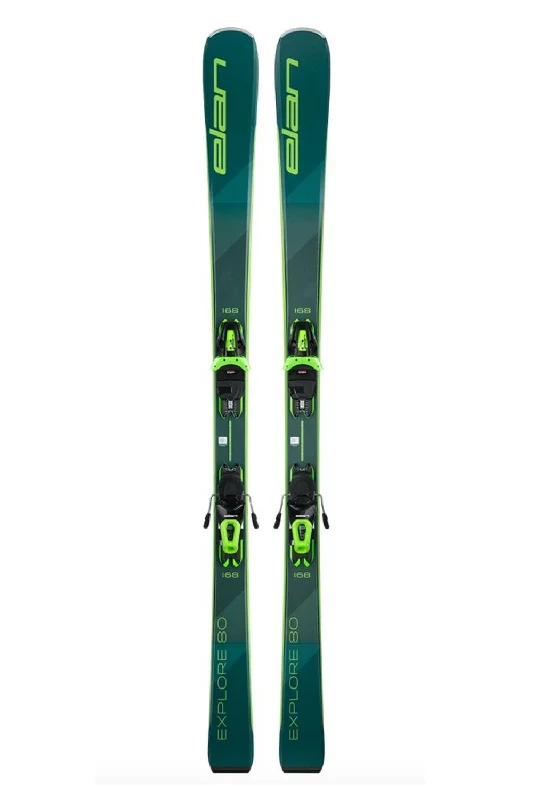 Skis for backcountry adventures-Elan Explore 80 System Skis - 23-24