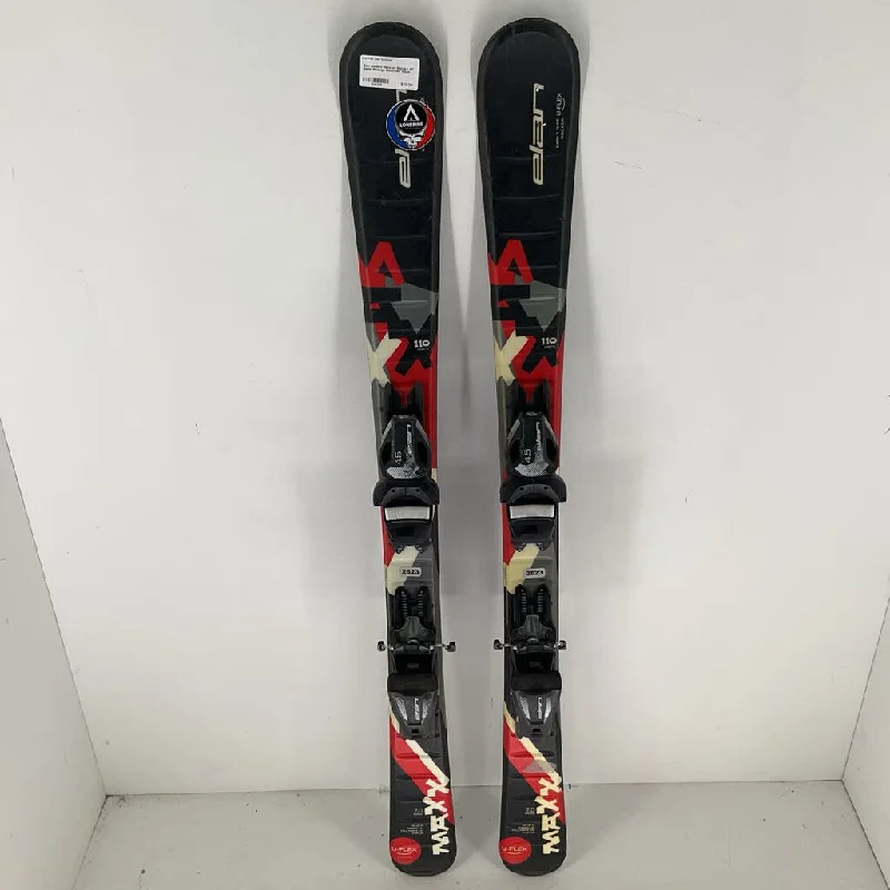 Skis for superior agility in unpredictable snow conditions-Elan Junior's Maxx w/ Elan 4.5 AC Demo Bindings