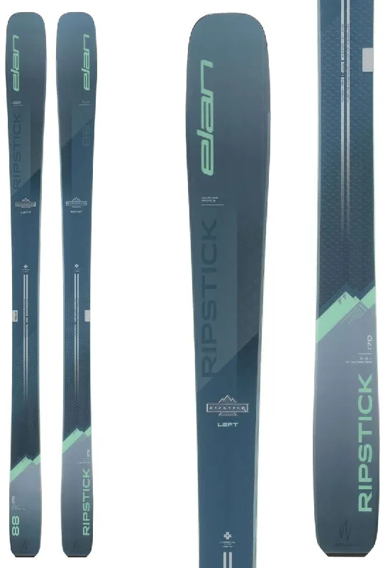 Skis for conquering moguls with ease-Elan Ladies Ripstick 88 Flat Ski 2023-2024