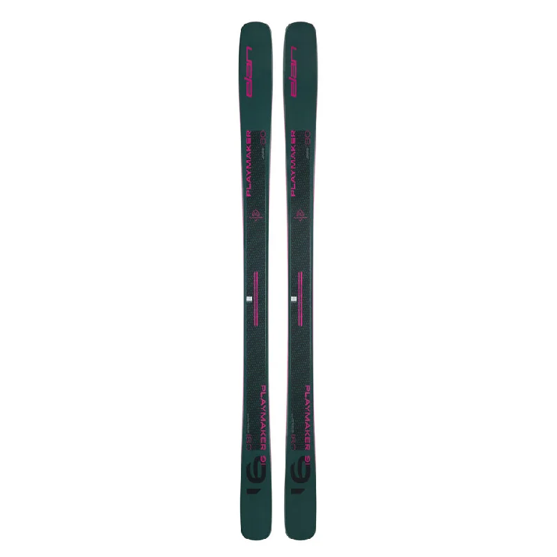 Skis for a comfortable ride on all mountain surfaces-Elan Playmaker 91 Skis 2024