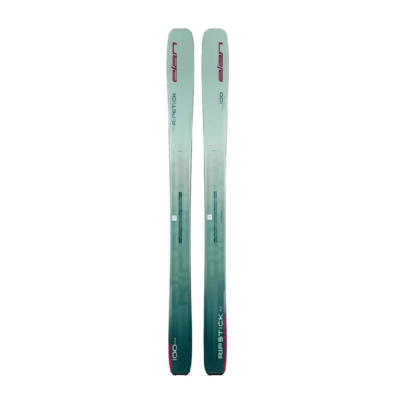 Skis for reliable performance on mixed terrain-Elan Ripstick 100 Womens Skis 2025