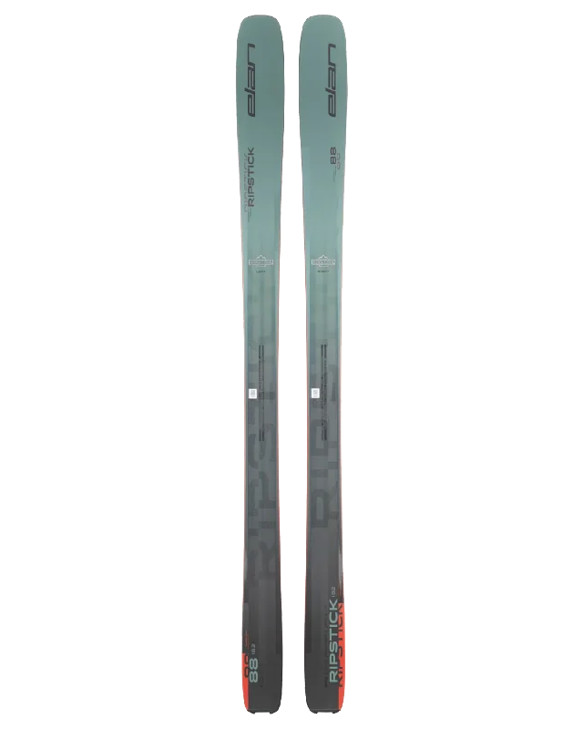 Skis for building confidence on intermediate slopes-Elan Ripstick '88 Flat Snow Skis - 2025