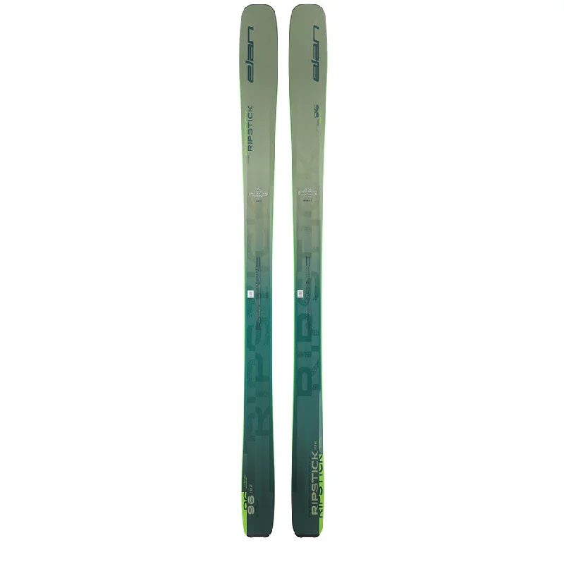 Skis for easy handling in variable snow conditions-Elan Ripstick 96 Mens Skis 2025