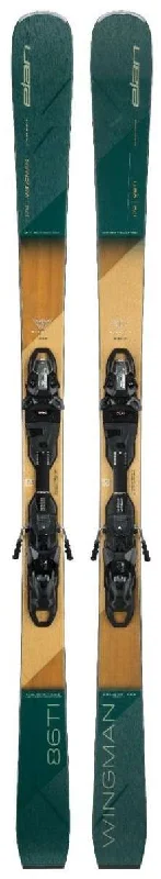 Skis for advanced skiers looking for control and precision-Elan Wingman 86 Ti System Ski With Fusion X Ski Bindings 2023-2024