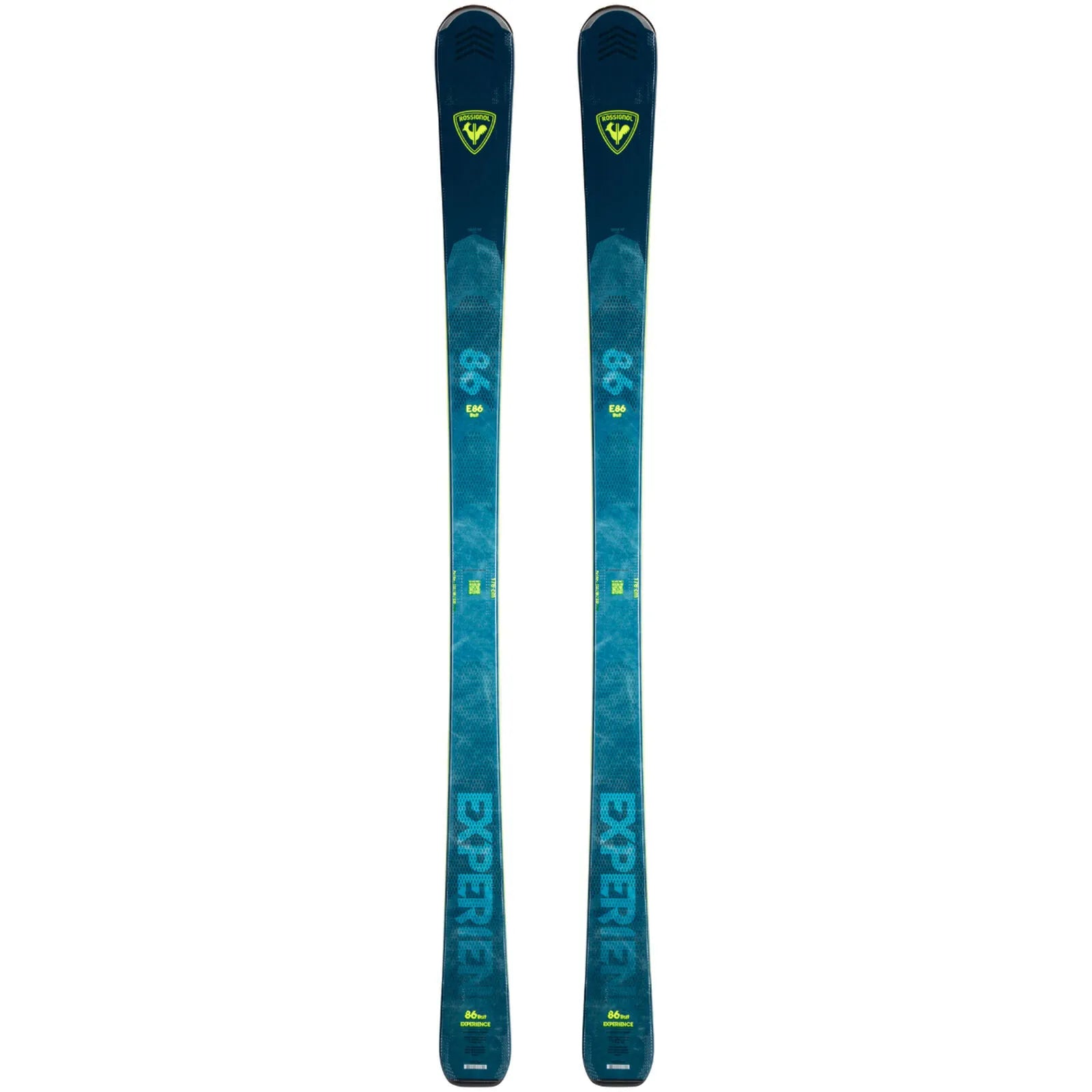 Skis for carving on icy trails at high speed-Rossignol Experience 86 Basalt Skis 2024