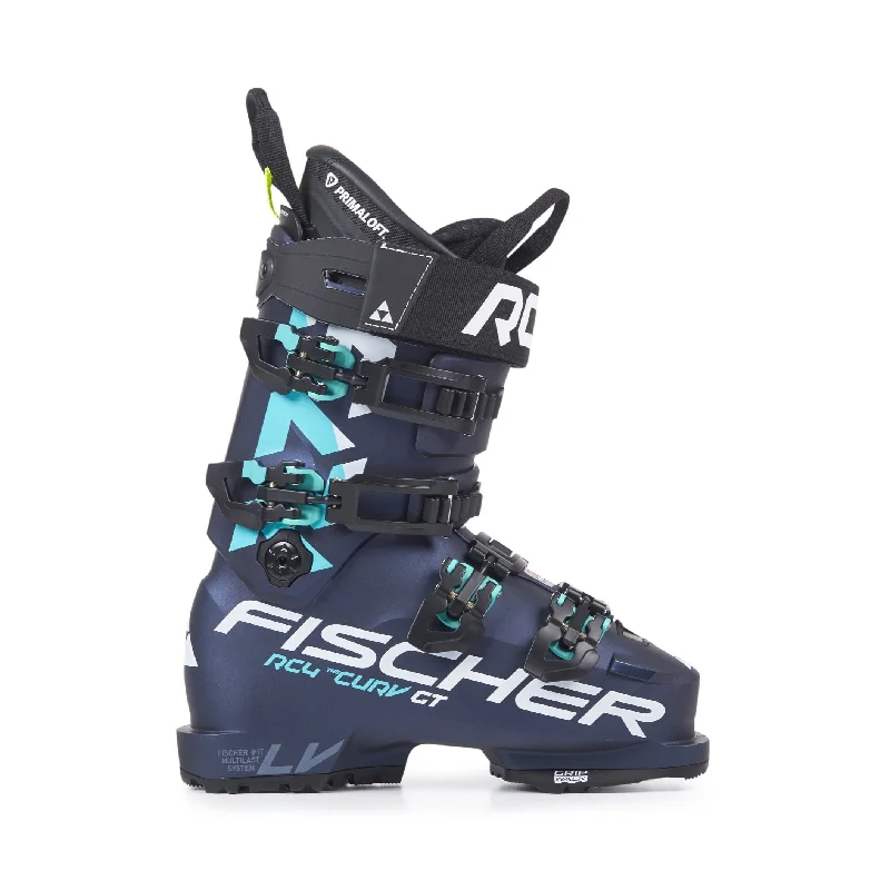 ski boots for all-day ski trips-Fischer RC4 The Curv 105 Vacuum Walk Women's Ski Boots - Blue | 21/22