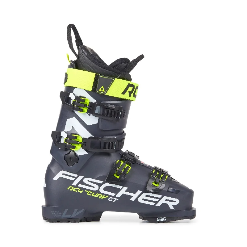 ski boots for backcountry ski expeditions-Fischer RC4 The Curv 110 Vacuum Walk Men's Ski Boots - Dark Grey - 2022