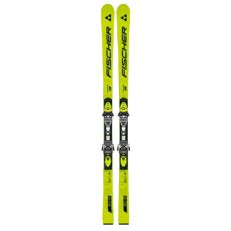 Skis for perfecting skiing form in any snow condition-Fischer RC4 WorldCup GS JR Race Skis - 2025 - Open Box Return