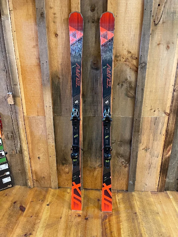 Skis for deep powder and rough conditions-Fischer The Curv RC4 DTX with Fischer Z12 Bindings - 178cm - DEMO SKI