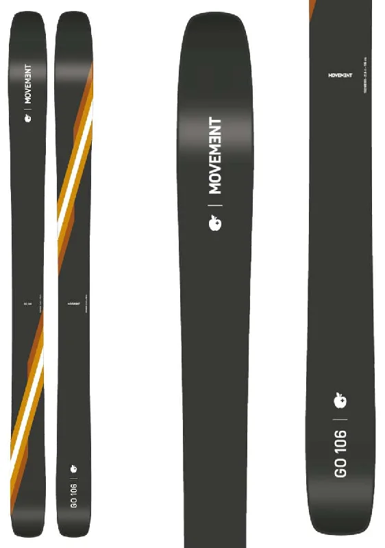 Skis for advanced skiers looking for control and precision-Movement GO 106 Skis 2024