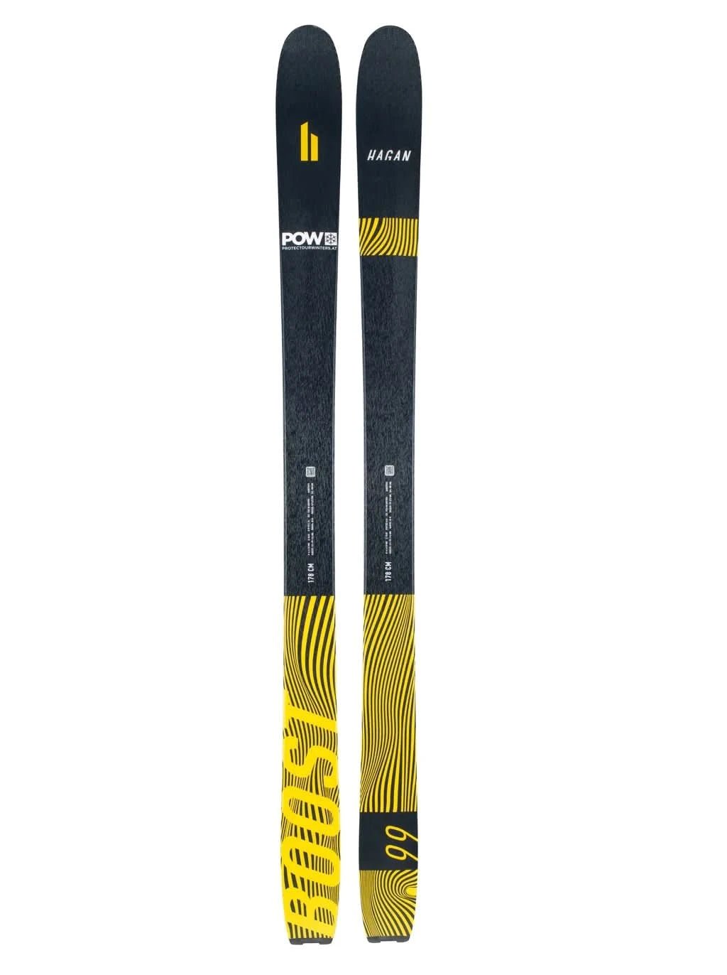 Skis for advanced skiers-Hagan Boost 99 Skis 2023