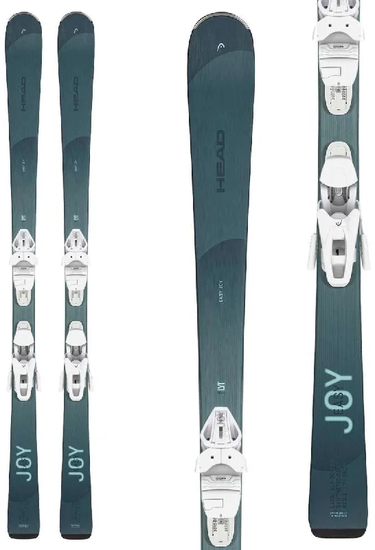 Skis for skiing safely in high-speed mountain zones-Head Ladies Easy Joy System Ski With Protector 10 Ski Bindings 2024