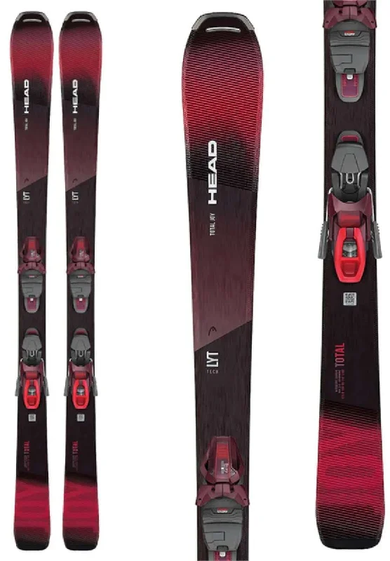 Skis for skiers who want to level up their skills-Head Ladies Total Joy System Skis With Joy 11 Ski Bindings 2023