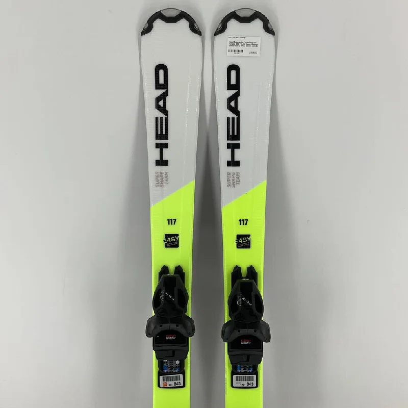 Skis for hitting the biggest jumps in freestyle events-Head Supershape Team Easy w/ Tyrolia JRS 7.5 GW Demo Bindings