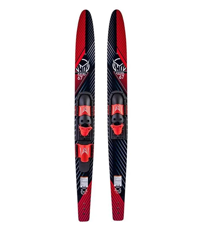 Skis for conquering challenging backcountry trails-HO Excel Combo Water Skis 59"