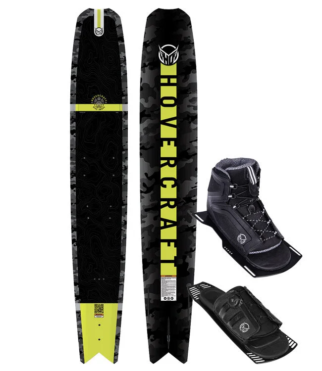 Skis for improved grip on icy terrain-HO Hovercraft Slalom Ski with Stance Boot & RTP (2025)