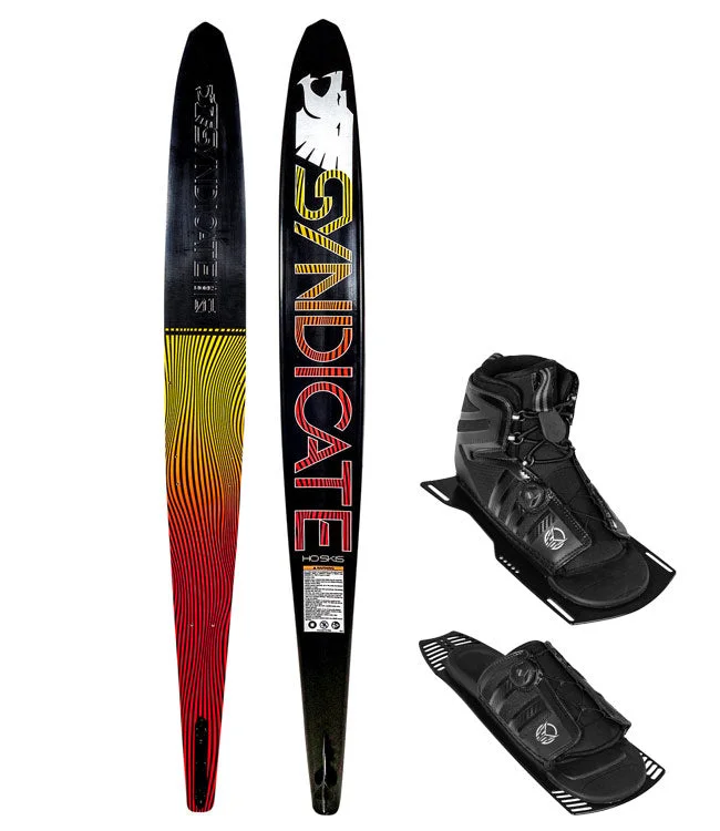 Skis for ultimate precision on the slopes-HO Syndicate Works 1 Slalom Ski with Atop Boot & RTP (2025)