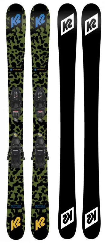 Skis with advanced construction for professional athletes-K2 Juniors Poacher System Ski With 4.5 FDT Ski Bindings 2023