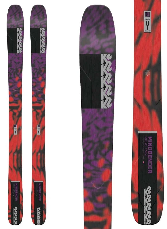 Skis for skiing in any mountain environment-K2 Women's Mindbender 99 Ti Skis 2023