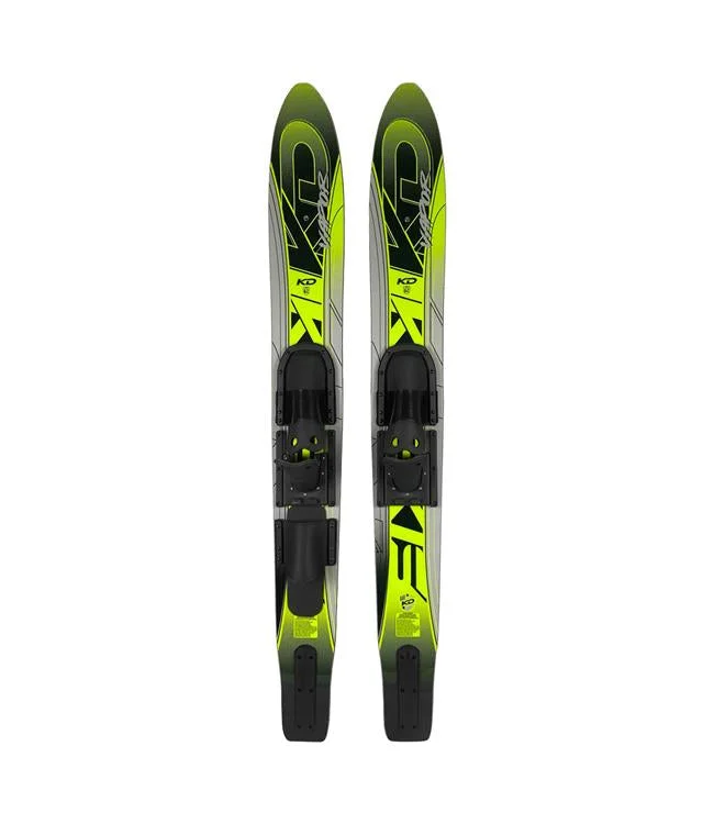 Skis for ultimate fun in the terrain park-KD Vapor Youth Combo Waterski (2025)