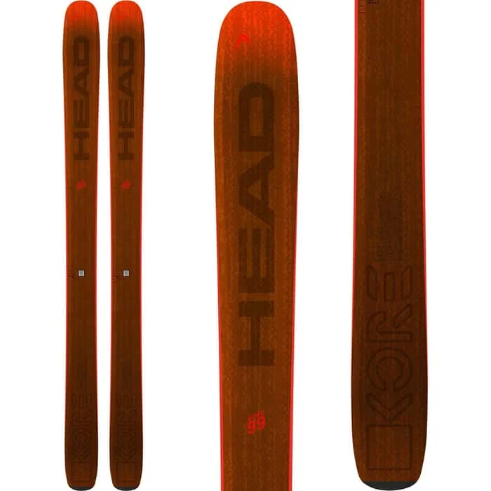 Skis with optimal flex for aggressive skiers-Head Kore 99 Skis 2025