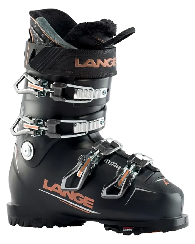 ski boots for dry slope skiing-Lange RX 80 Grip Walk Womens All Mountain Ski Boots  - Black - 2023