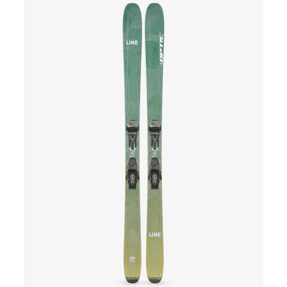 Skis for unbeatable performance in powder skiing-Line Blade Optic 96 (Quikclick Griffon 13 System Binding) Adult Skis 2025